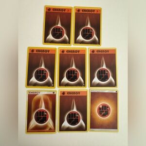 Fighting energy Pokémon cards